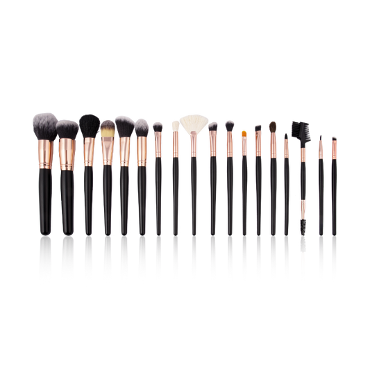18pc Makeup Brush Set (Unbranded)