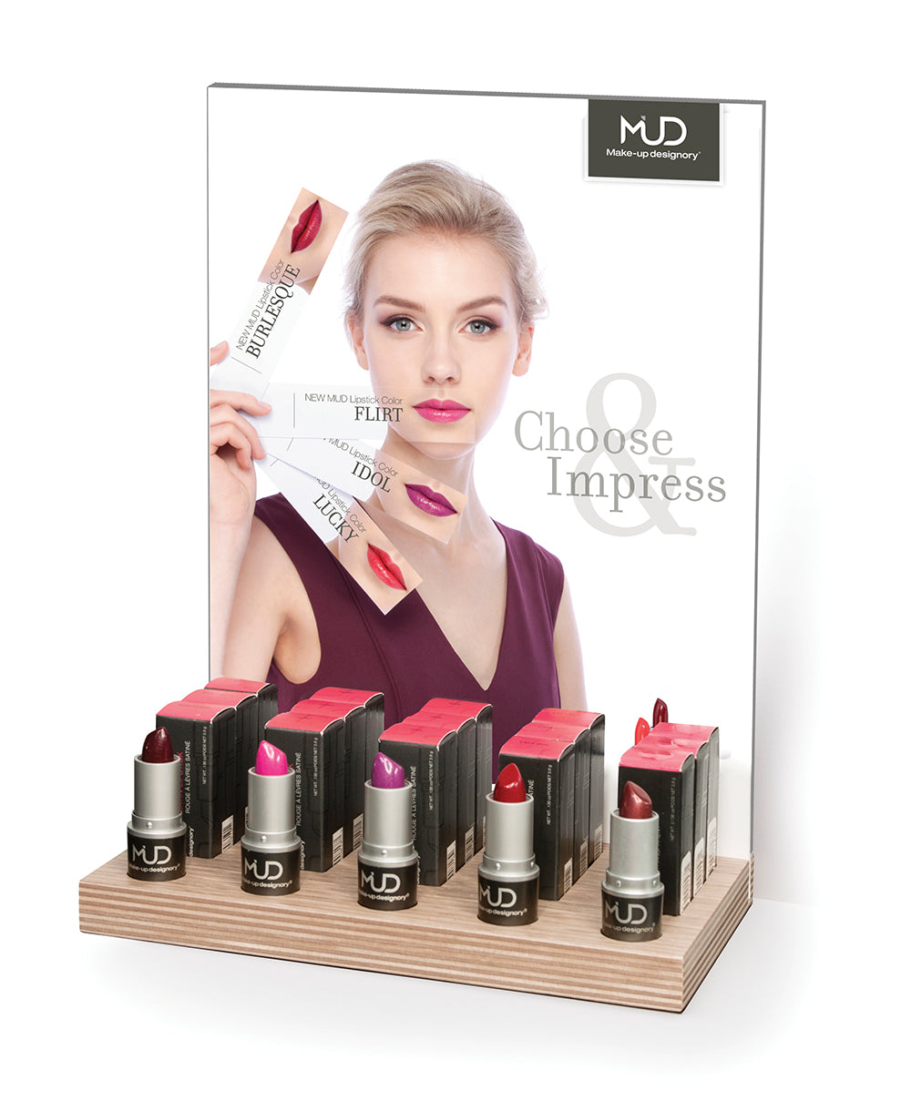 Lipstick Display Stand MUD Makeup Designory