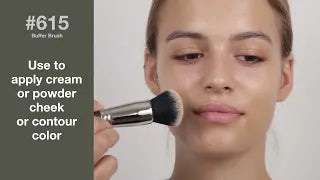 Learn to Use Brush #615 / Makeup Tutorial